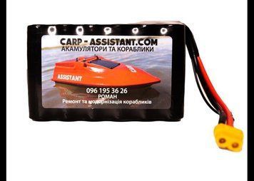 Акумулятор для кораблика 2s (8.4v) 25600mah 2s8p фото